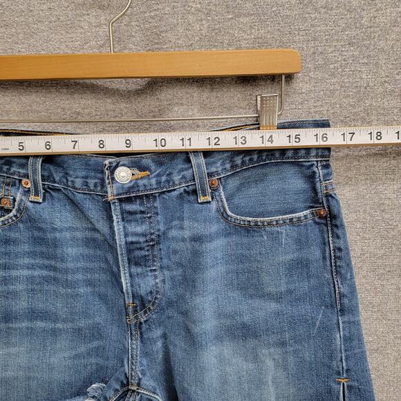 LEVI'S 501 WOMEN'S CUTOFF DENIM SHORTS, SIZE 30 - Picture 5 of 9